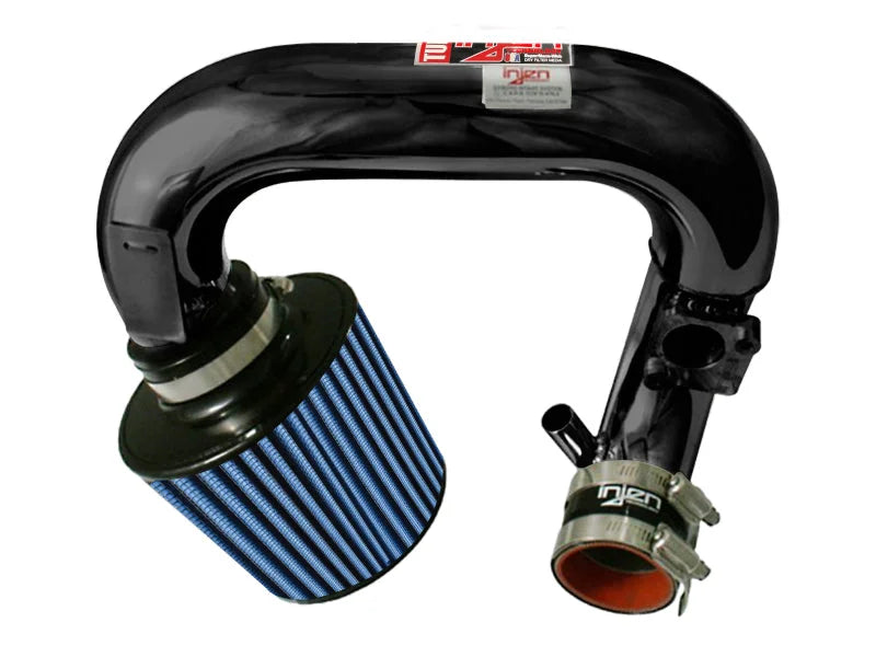 Injen 2004 Scion xA 1.5L 4 Cyl Black Short Ram Tuned Air Intake w/ MR Technology - Side View