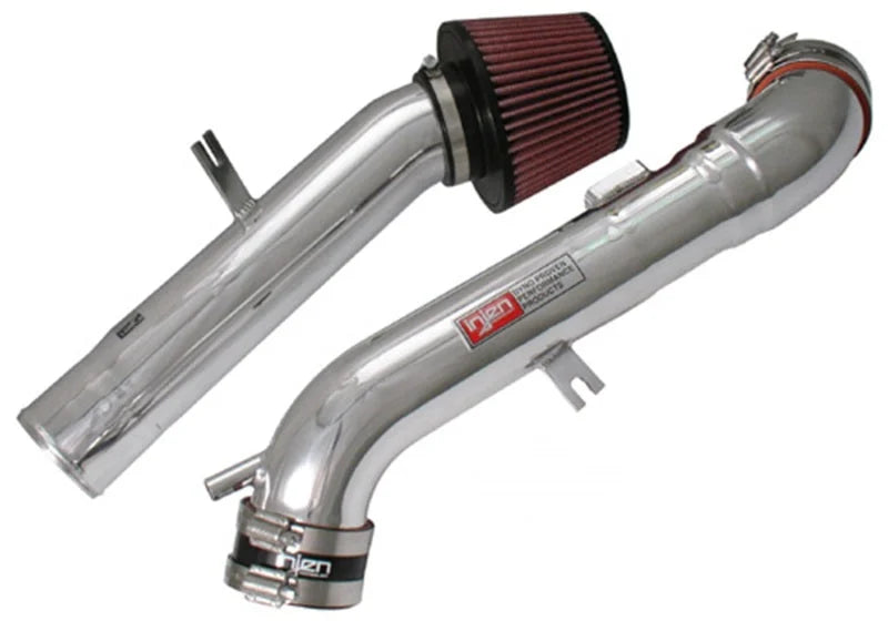 Injen 2006 M35 3.5 V6 Polished Cold Air Intake - Side View