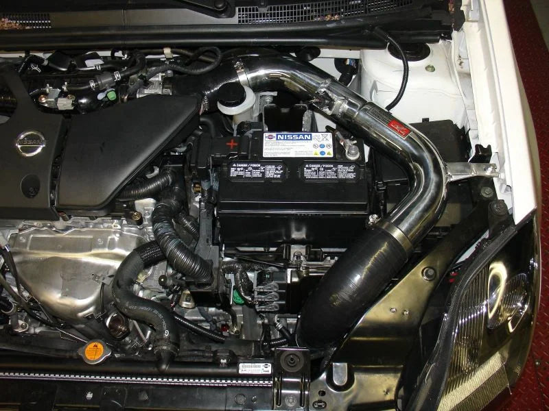 Injen 2007-09 Sentra SER 2.5L 4 Cyl. Polished Cold Air Intake - Detail View