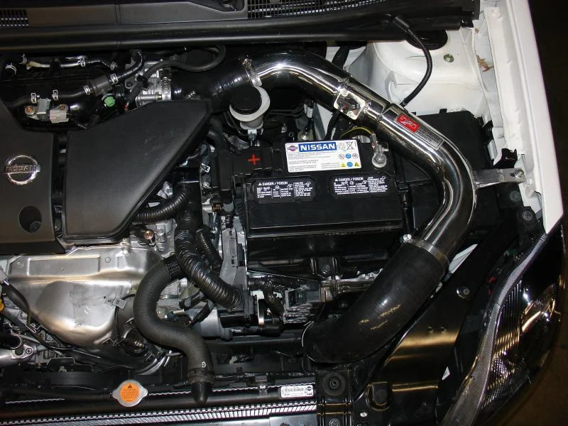 Injen 2007-09 Sentra SER V-Spec 2.5L 4 Cyl. (Manual Only) Polished Cold Air Intake - Side View