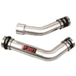 Load image into Gallery viewer, Injen 2009 Lancer Ralliart 2.0L Turbo Polished Upper Intercooler Pipe Kit - Side View