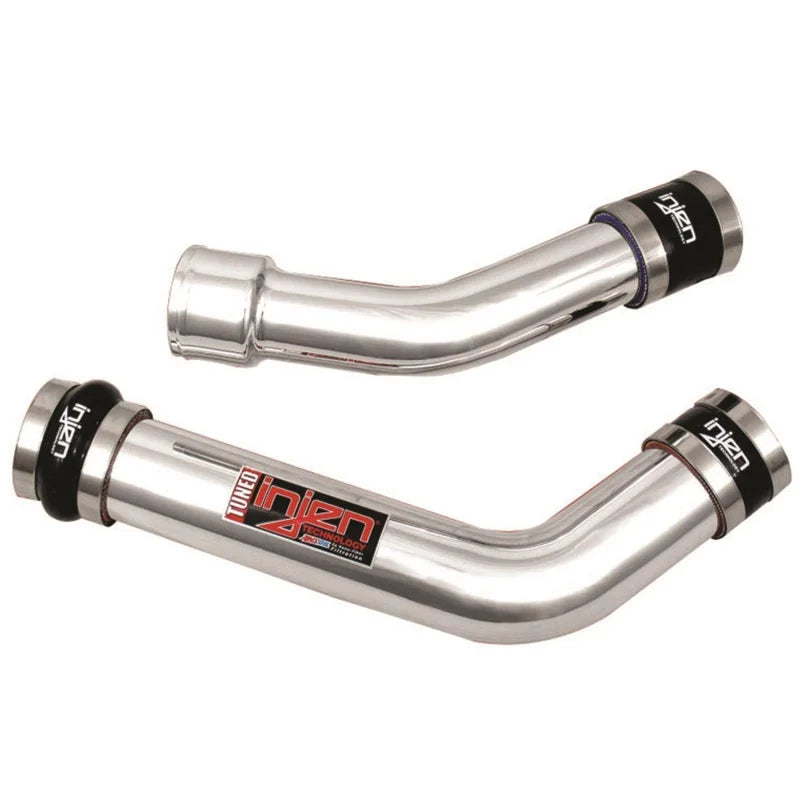 Injen 2009 Lancer Ralliart 2.0L Turbo Polished Upper Intercooler Pipe Kit - Side View