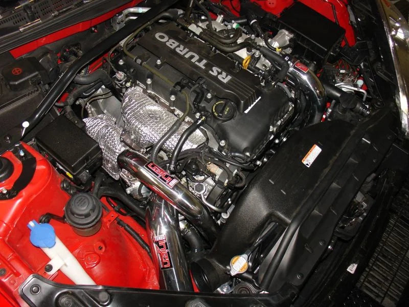 Injen 2010 Genesis 2.0L Turbo 4 cyl. Polished Cold Air Intake - Side View