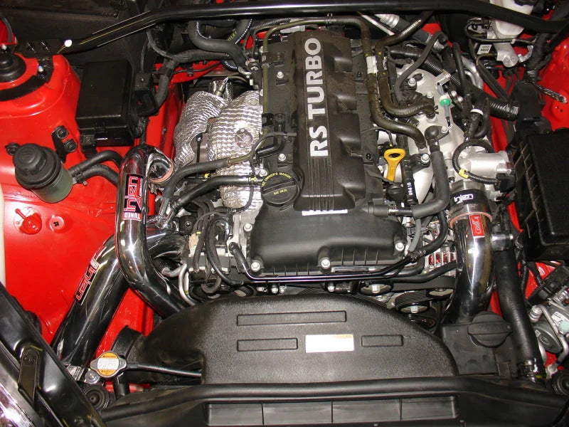 Injen 2010 Genesis 2.0L Turbo Black Intercooler piping hot and cold side - Detail View