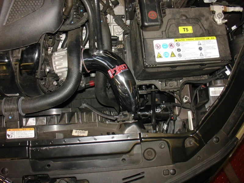 Injen 2011-13 Hyundai Sonata/Kia Optima 2.4L Black Cold Air Intake w/ MR Tech - Installation View