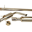 Load image into Gallery viewer, Injen 2011-14 Hyundai Sonata/Kia Optima 2.0L - 3inch Cat Back w/ Dual 60mm Mufflers - Side View