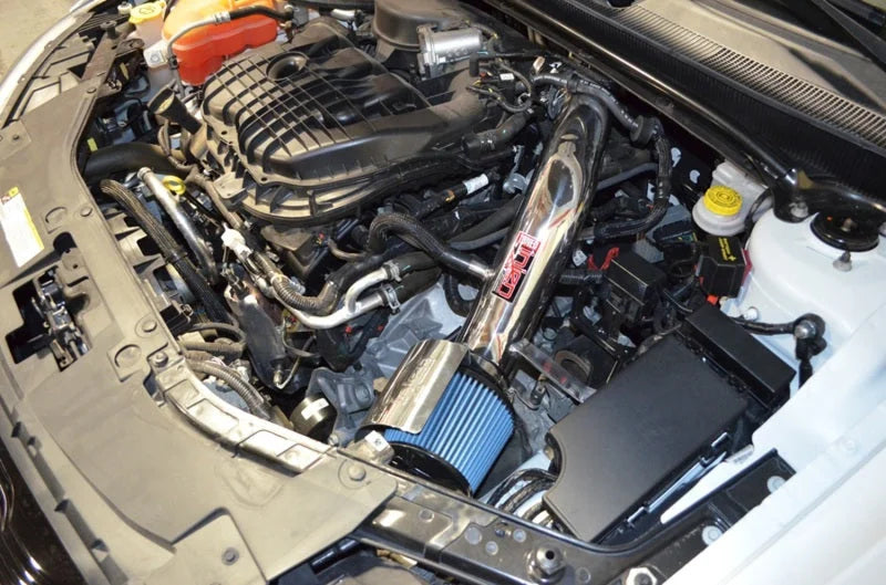 Injen 2012 Chrysler 200S 3.6L V6 Pentastar Black Short Ram Cold Air Intake with Heat Shield - Detail View