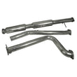 Load image into Gallery viewer, Injen 2013 Dodge Dart 1.4L (t) Catback Stainless Steel Single Outlet 3in Race Inspired Exhaust - Side View