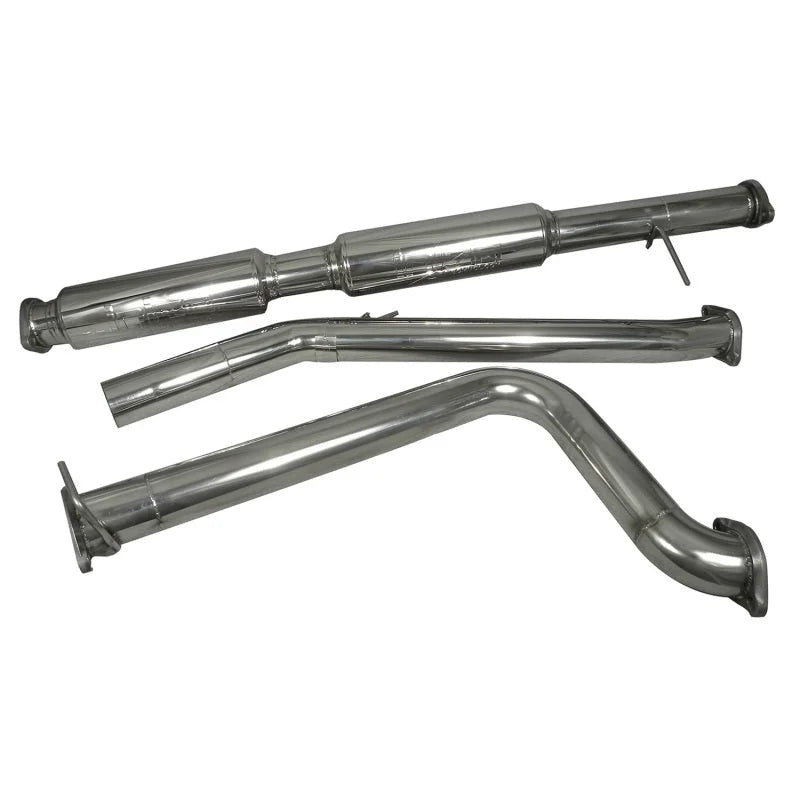 Injen 2013 Dodge Dart 1.4L (t) Catback Stainless Steel Single Outlet 3in Race Inspired Exhaust - Side View