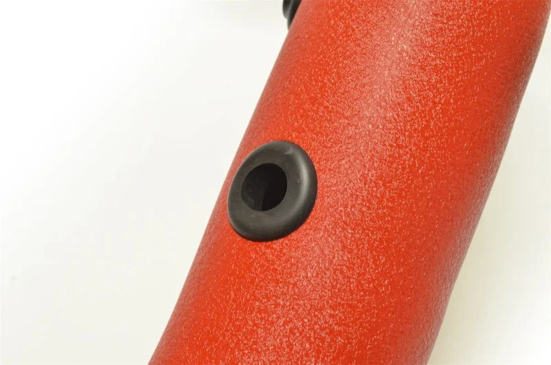 Injen 2015-2017 Polaris Slingshot 2.4L 4 Cyl Wrinkle Red Short Ram Intake w/ Heat Shield - Back View
