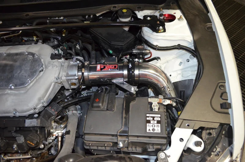 Injen 2015+ Acura TLX 3.5L V6 Black Cold Air Intake - Back View