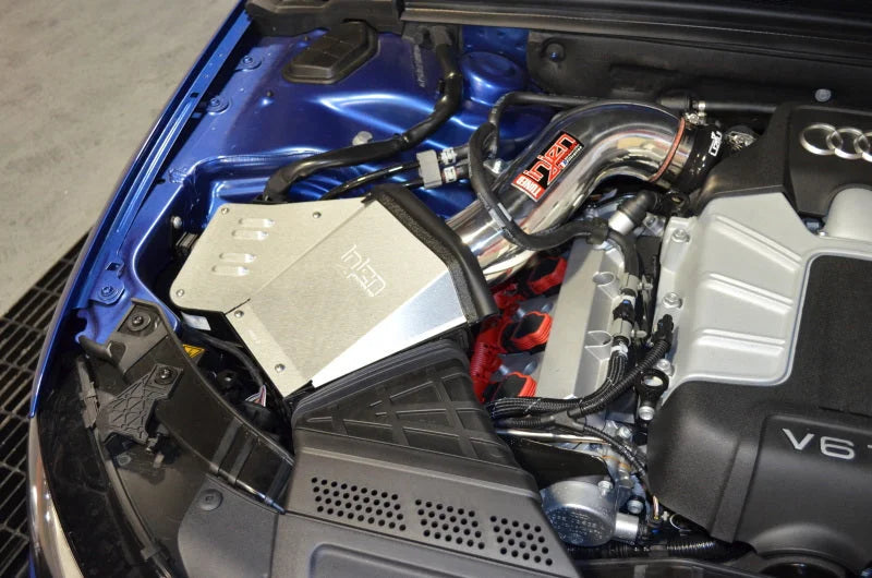 Injen 2015 Audi B8/S4 3.0L TFSI Supercharged Black Short Ram Intake w/MR Technology - Detail View