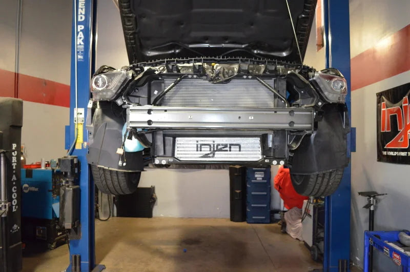 Injen 2015+ Ford Mustang EcoBoost 2.3L L4 Intercooler - Back View