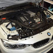 Load image into Gallery viewer, Injen 2015 M3/M4 3.0L Twin Turbo Wrinkle Red Short Ram 2pc. Intake System w/ MR Technology - Additional View 5