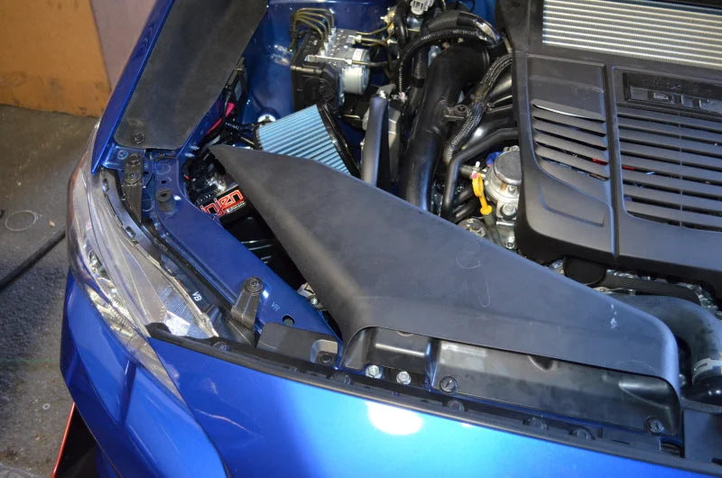Injen 2015+ Subaru WRX 2.0L 4 Cyl (Turbo) Polished Short Ram Intake w/ MR Tech and Heat Shield - Detail View