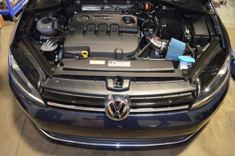 Injen 2015 Volkswagen Golf TDI MK7 2.0L (t) Black SRI with MR Technology and Heat Shield - Detail View