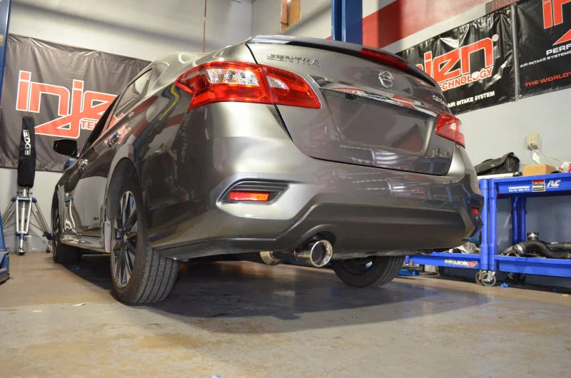 Injen 2017+ Nissan Sentra 1.6L Turbo 4cyl SS Axle-back Exhaust - Back View