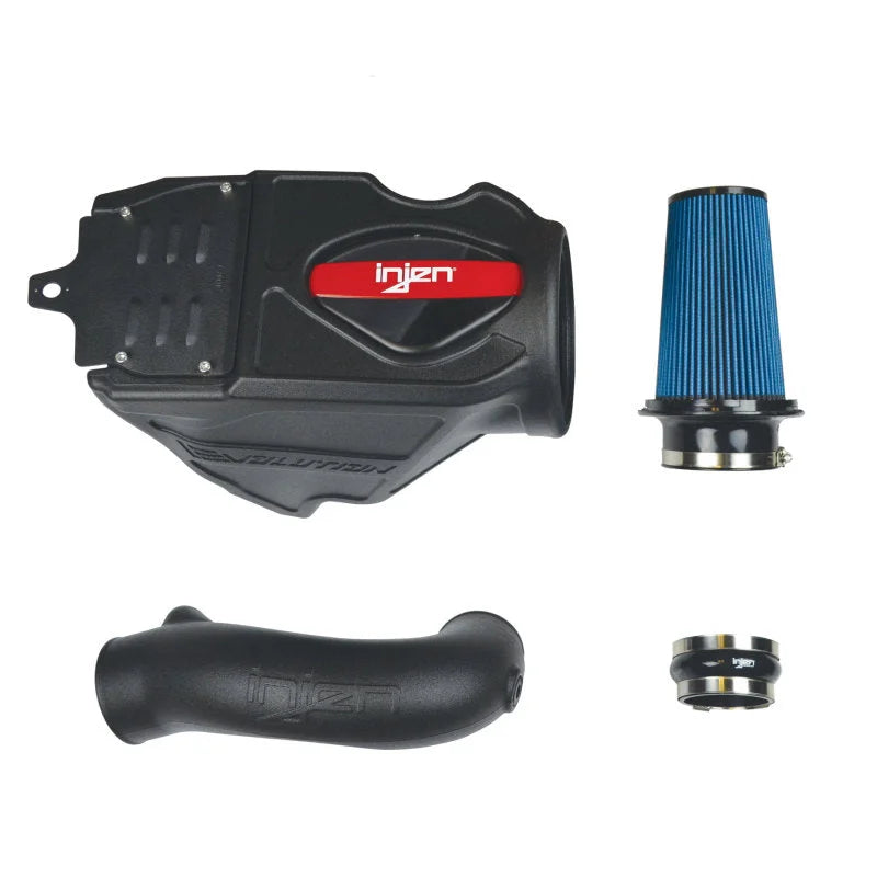 Injen 2018 Jeep Wrangler 3.6L Evolution Air Intake w/Oiled Filter - Side View