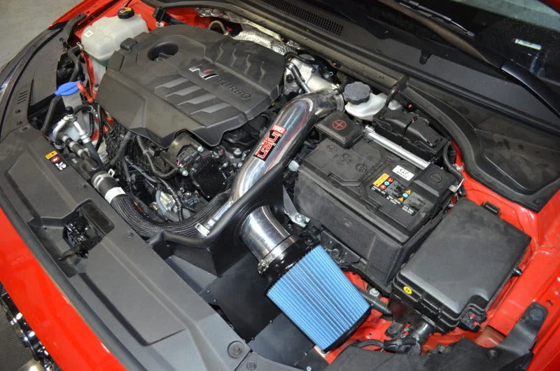 Injen 2020 Hyundai Veloster N 2.0L Turbo Polished Cold Air Intake System - Back View