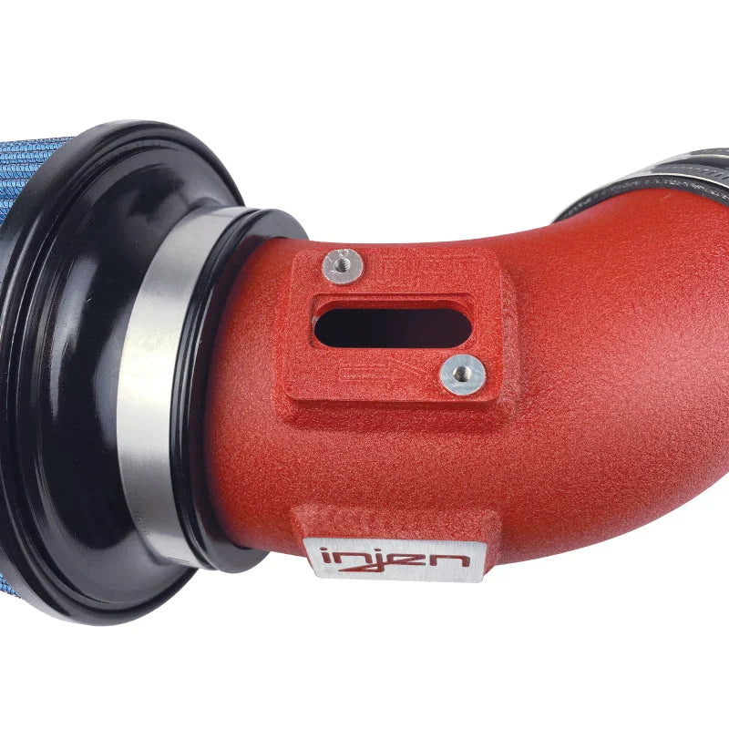 Injen 2020 Toyota Supra L6-3.0L Turbo (A90) SP Cold Air Intake System - Wrinkle Red - Installation View
