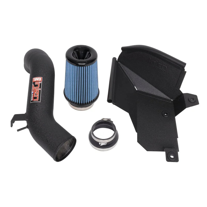 Injen 2022+ Volkswagen GTI (MK8) L4-2.0L Turbo SP Aluminum Series Air Intake System - Wrinkle Black - Back View