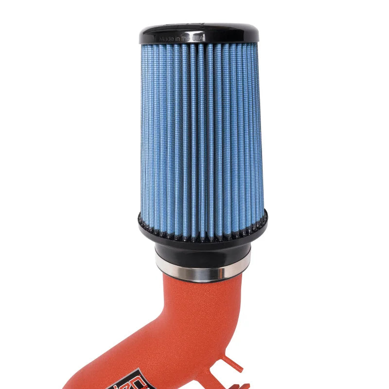 Injen 2022+ Volkswagen GTI (MK8) L4-2.0L Turbo SP Aluminum Series Air Intake System - Wrinkle Red - Side View