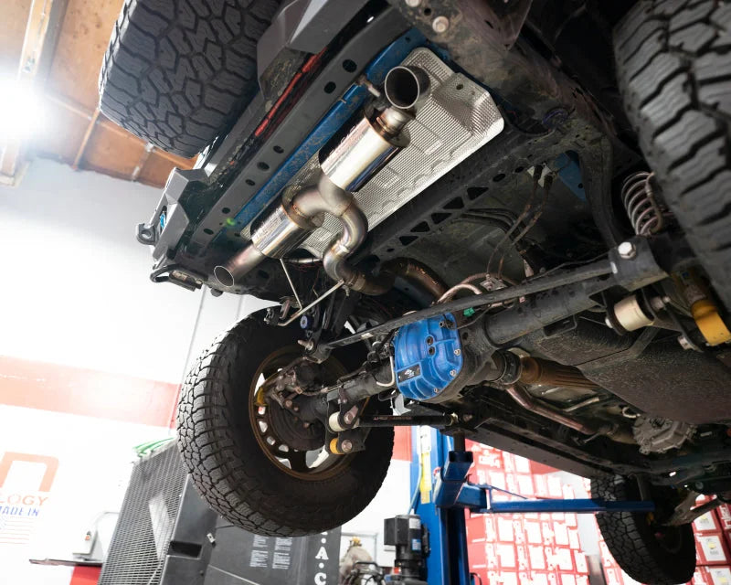 Injen 21-22 Ford Bronco L4-2.3L Turbo/V6-2.7L Twin Turbo  SS Axle-Back Exhaust - Side View