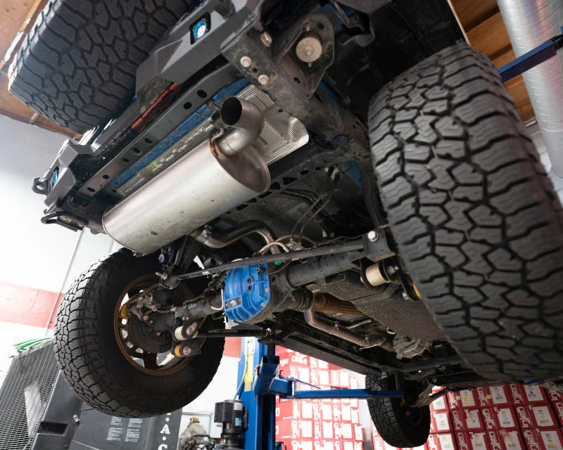 Injen 21-22 Ford Bronco L4-2.3L Turbo/V6-2.7L Twin Turbo SS Mid-Pipe Only - Side View