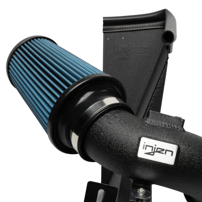 Injen 21-22 Toyota Supra 2.0L 4 Cyl. SP Short Ram Air Intake System - Wrinkle Black - Side View
