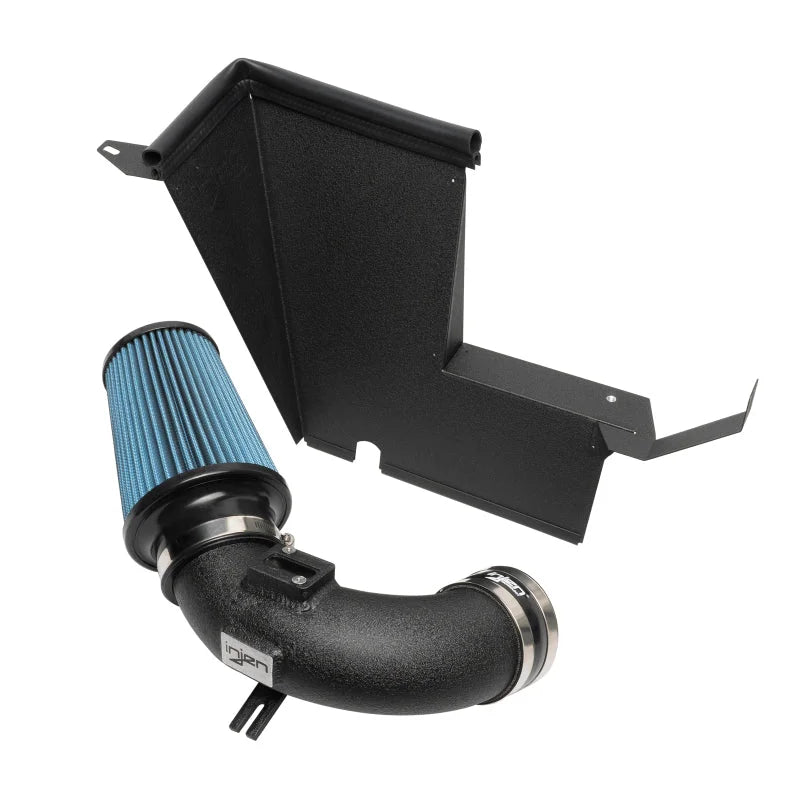 Injen 21-22 Toyota Supra 2.0L 4 Cyl. SP Short Ram Air Intake System - Wrinkle Black - Back View