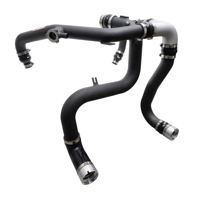 Injen 21-23 Ford Bronco 2.7L V6 (TT) EcoBoost SES Intercooler Pipes - Wrinkle Black - Installation View