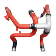 Load image into Gallery viewer, Injen 21-23 Ford Bronco 2.7L V6 (TT) EcoBoost SES Intercooler Pipes - Wrinkle Red - Main Product View