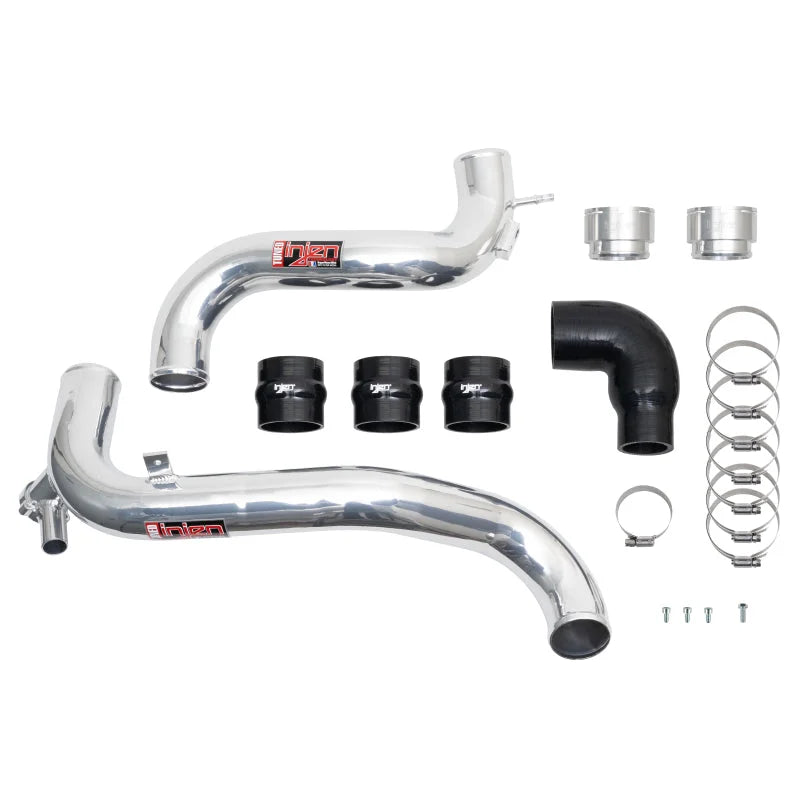 Injen 21-23 Ford Bronco L4-2.3L Turbo EcoBoost SES Intercooler Pipes Polished - Installation View