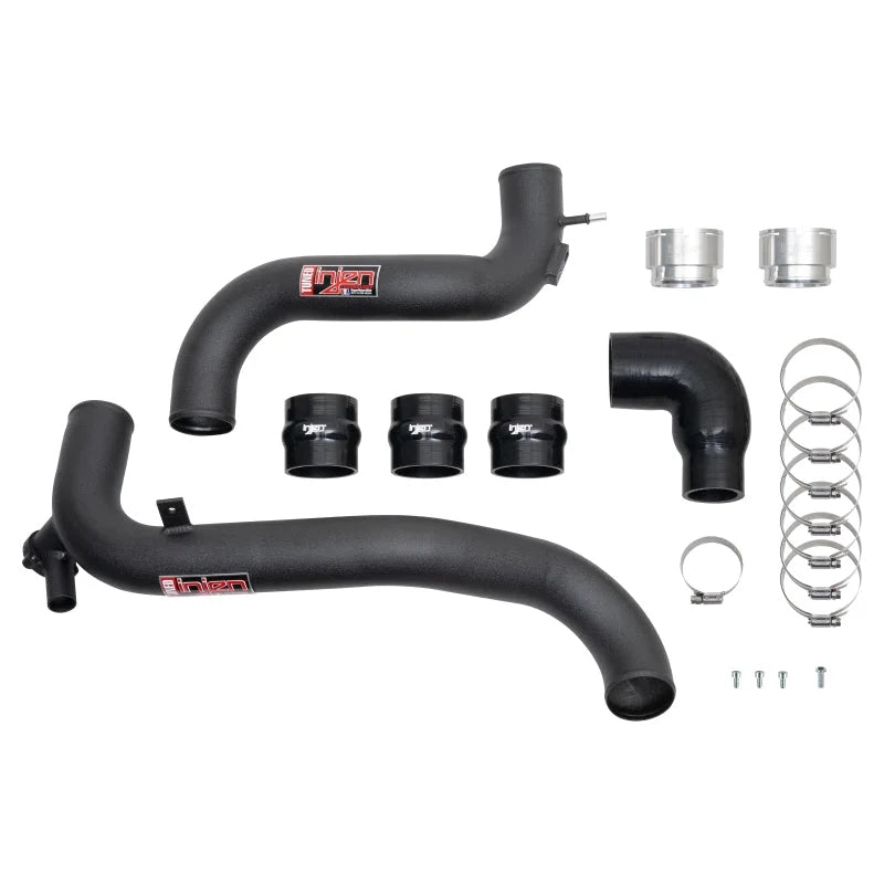 Injen 21-23 Ford Bronco L4-2.3L Turbo EcoBoost SES Intercooler Pipes Wrinkle Black - Additional View 5