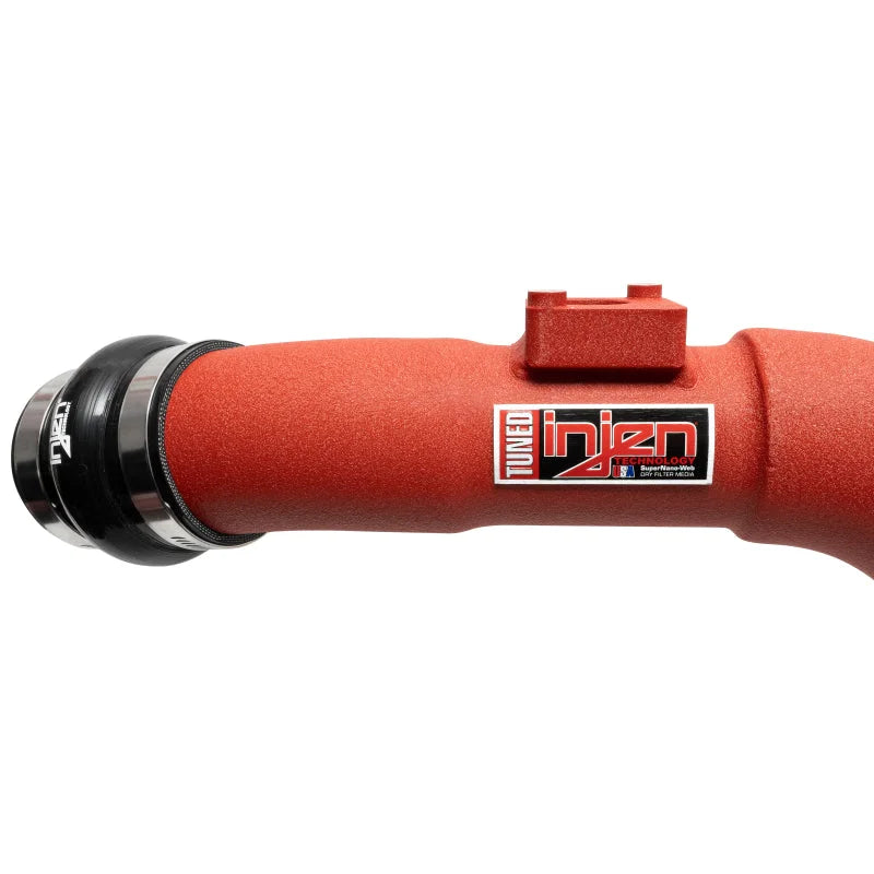 Injen 22-23 Honda Civic Si L4 1.5L Turbo SP Short Ram Intake - Wrinkle Red - Back View