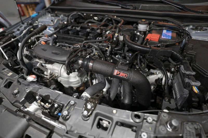 Injen 22-23 Honda Civic/Civic Si 1.5L 4 Cyl. Wrinkle Black Cold Air Intake - Side View