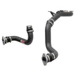 Load image into Gallery viewer, Injen 22-23 Honda/Acura Civic/Si/Integra 1.5L Turbo Aluminum Intercooler Pipe Kit - Wrinkle Black - Back View