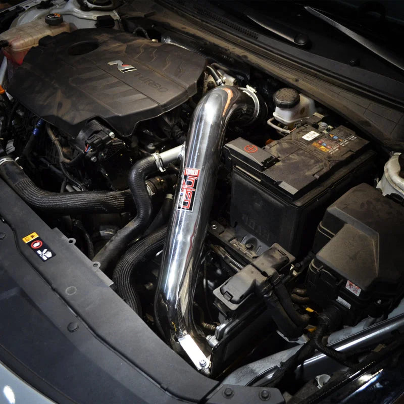 Injen 22-23 Hyundai Elantra N L4-2.0L Turbo Cold Air Intake Polished - Side View