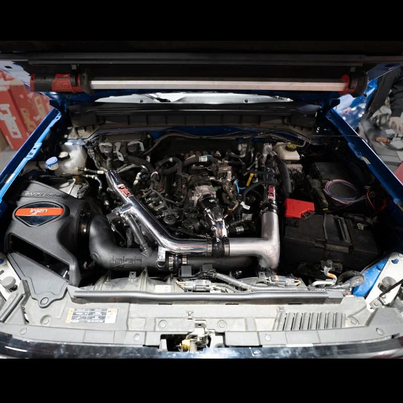 Injen 23-24 Ford Bronco V6-2.7L EcoBoost Evolution Intake - Installation View