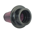 Load image into Gallery viewer, Injen 8-Layer Oiled Cotton Gauze Air Filter 3.5in ID/ 6.5in Base / 8.8in Height / 5in Top - Side View