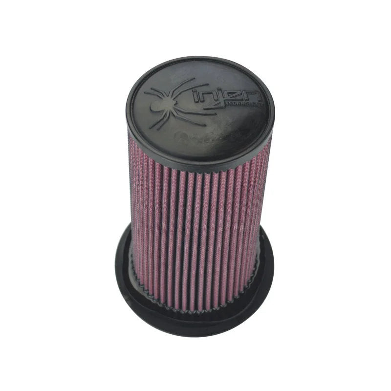 Injen 8-Layer Oiled Cotton Gauze Air Filter 3.75in ID/ 7in Base / 8.8in Height / 5in Top - Side View