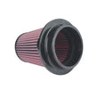 Load image into Gallery viewer, Injen 8-Layer Oiled Cotton Gauze Air Filter 4.0in ID/ 6.0in Base / 6.3in Height / 4in Top - Side View