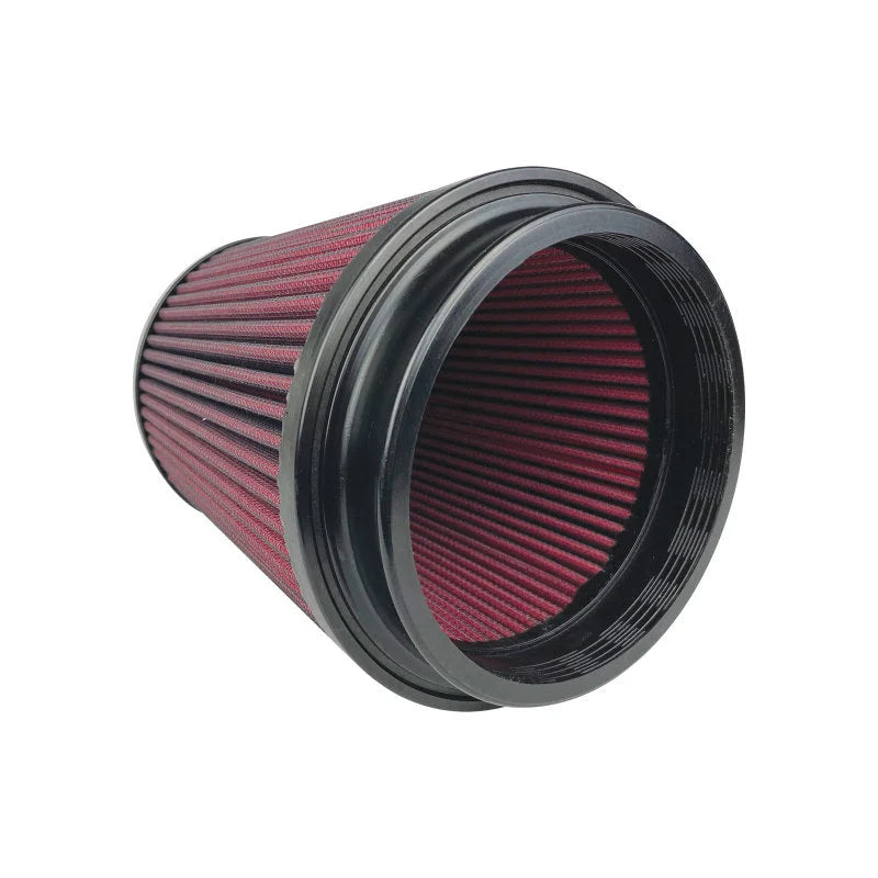 Injen 8-Layer Oiled Cotton Gauze Air Filter 5.0in ID/ 6.5in Base / 6.9in Height / 5.35in Top - Detail View