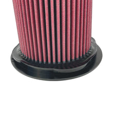Load image into Gallery viewer, Injen 8-Layer Oiled Cotton Gauze Air Filter 5in Flange ID 8in Base/ 7.9in Height/ 5.3in Inertia Top - Side View