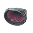 Load image into Gallery viewer, Injen 8-Layer Oiled Cotton Gauze Air Filter 8.5x9.0in Oval ID / 7.0in Height / 4.0x8.0in Top - Side View