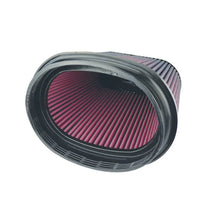 Load image into Gallery viewer, Injen 8-Layer Oiled Cotton Gauze Air Filter 8.5x9.0in Oval ID / 7.0in Height / 4.0x8.0in Top - Side View