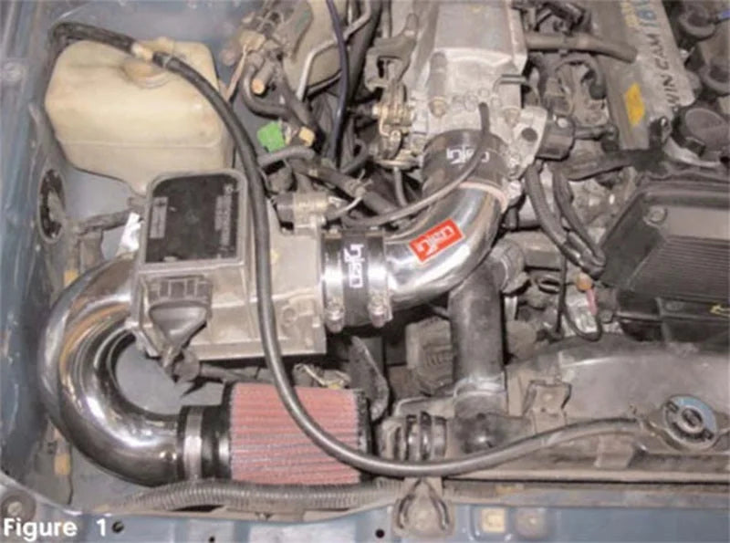 Injen 84-87 Corolla Sport GTS 1.6L (Fuel Injected) Black Short Ram Intake (Special Order) - Back View