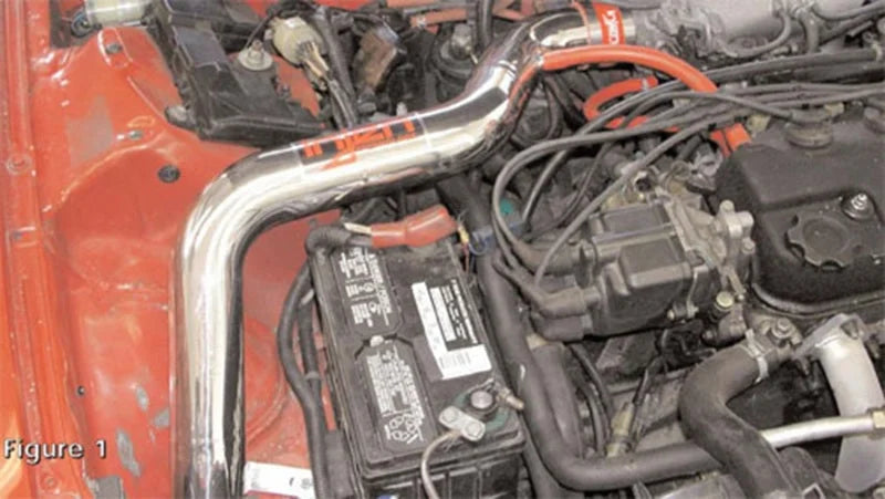 Injen 88-91 Civic Ex Si CRX Si Polished Cold Air Intake - Detail View