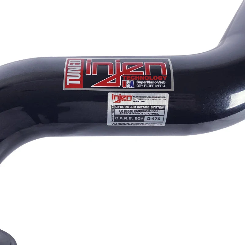 Injen 90-93 Acura Integra L4 1.8L Black IS Short Ram Cold Air Intake - Installation View