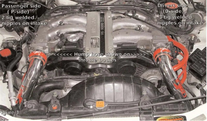 Injen 90-96 300Z Non Turbo Polished Short Ram Intake - Detail View